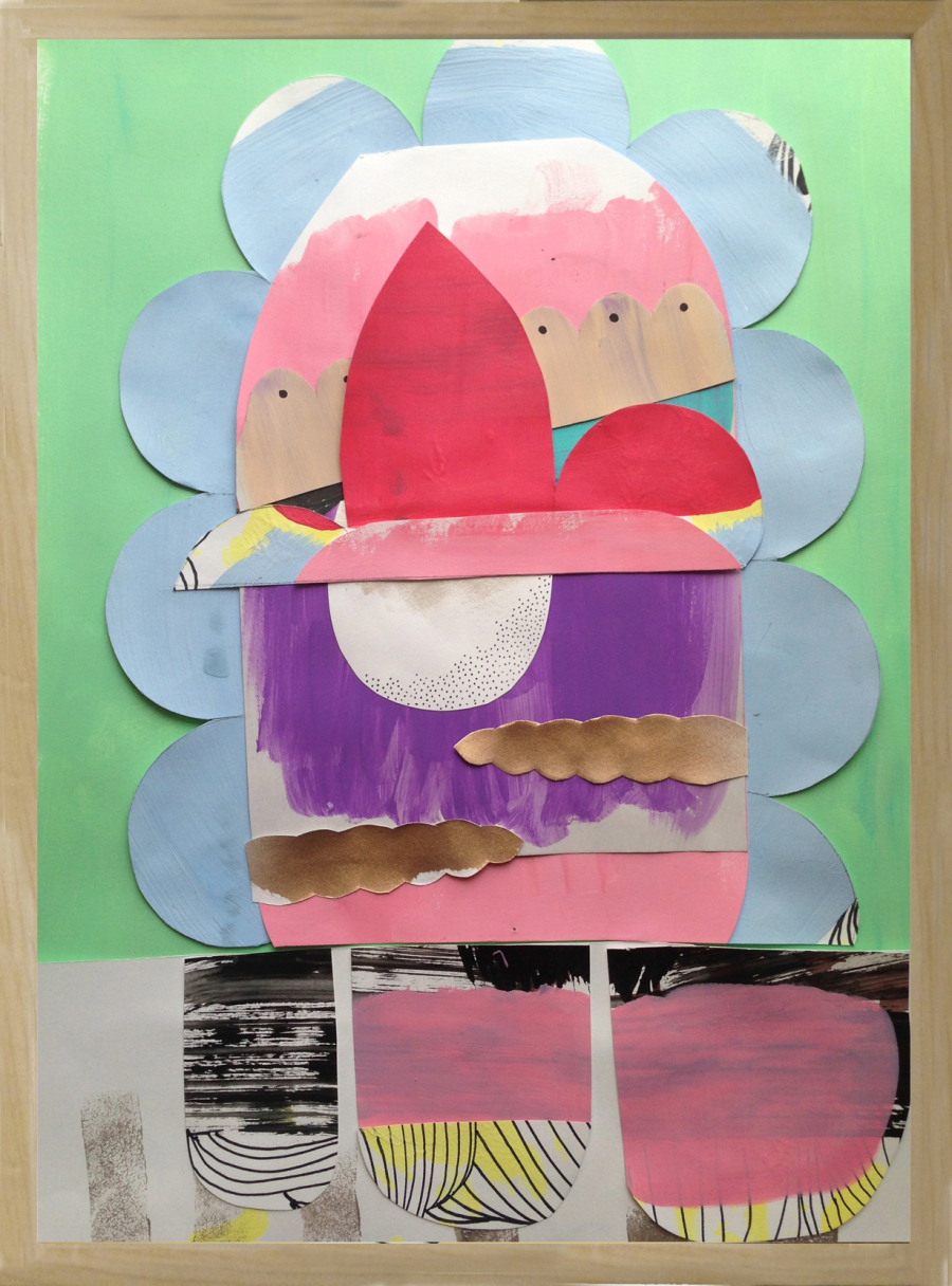 maggie kempinska collager kunst print maleri værksted margarinen collager illustrationer kunstner contemporary artist