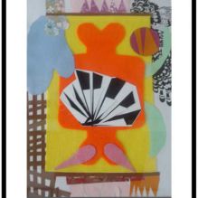 maggie kempinska kempinski kunstner contemporary artist art collages prints mixed media talr kunstner kunst art artist collager illustrations illustrationer