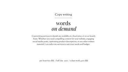 copy, tekst, tekstforfatter, skribent, journalist, seo-skribent, maggie kempinska, forfatter, krimiforfatter, krimi, årets krimi