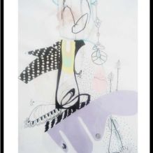 maggie kempinska kempinski kunstner contemporary artist art collages prints mixed media talr kunstner kunst art artist collager illustrations illustrationer